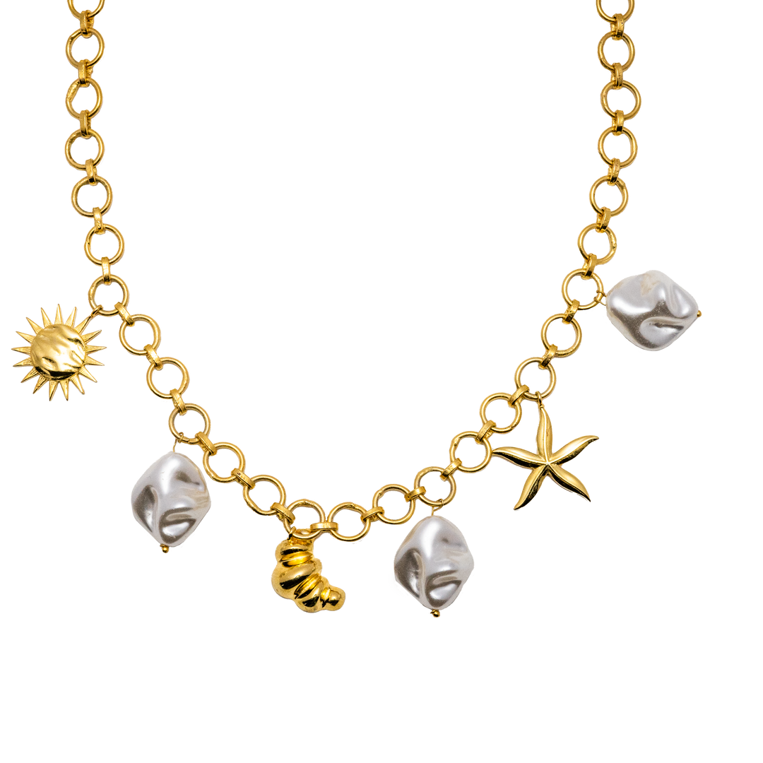 Son of a Beach Charm Necklace