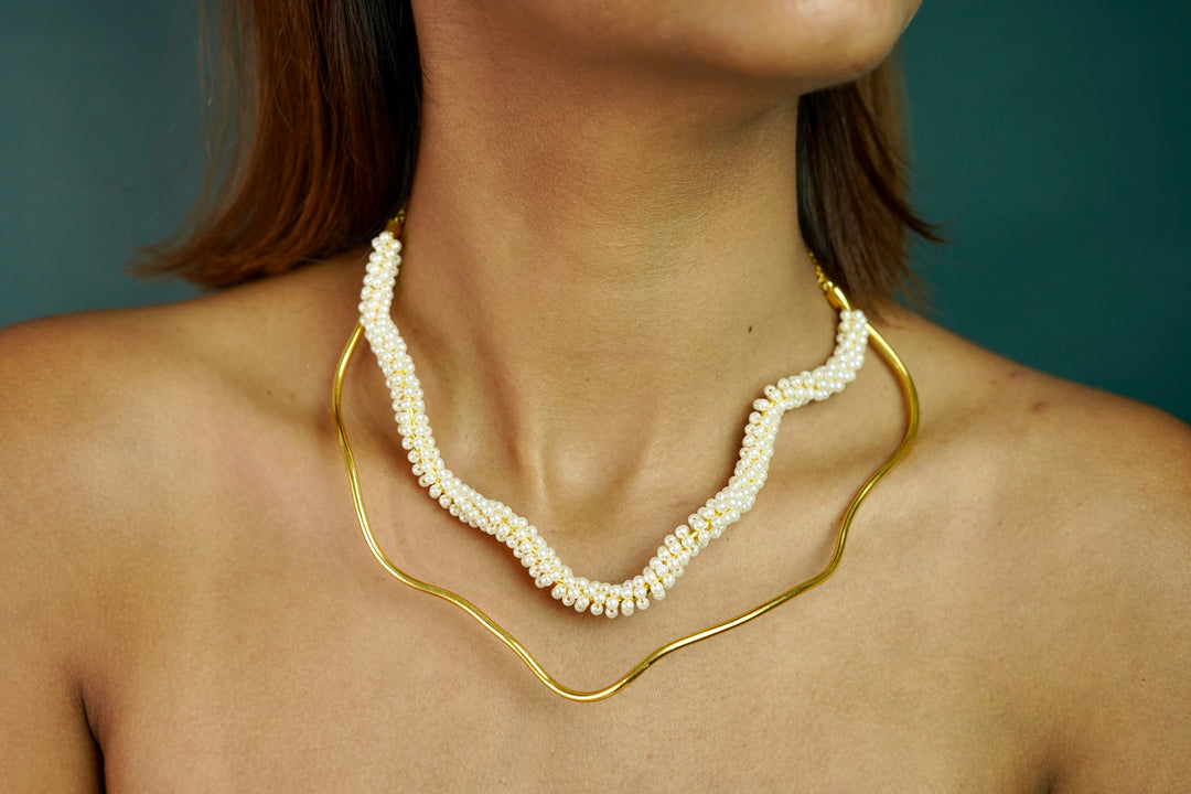 Wrap me in Pearls Necklace