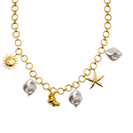 Load image into Gallery viewer, Son of a Beach Charm Necklace
