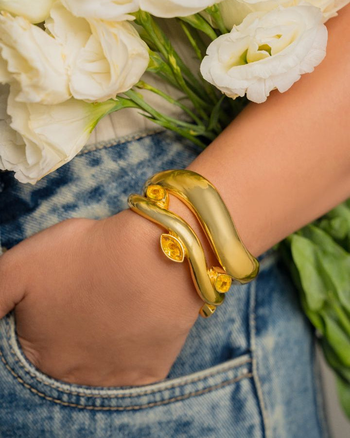 Golden Meadow Cuff