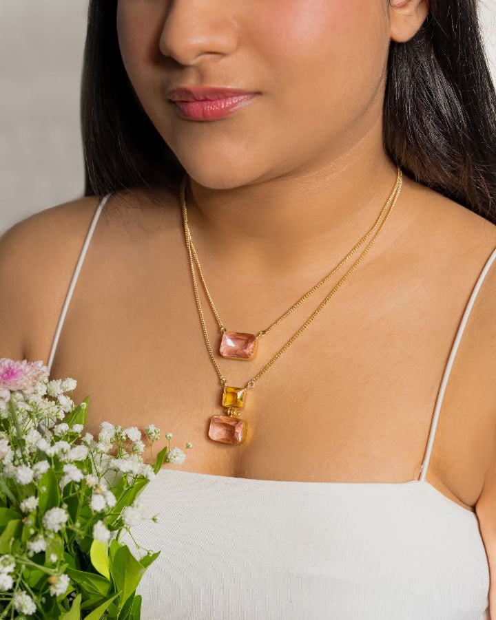 Layered in bloom pendant