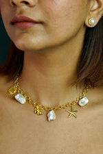 Load image into Gallery viewer, Son of a Beach Charm Necklace
