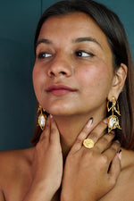 Load image into Gallery viewer, Rosy Affair Danglers
