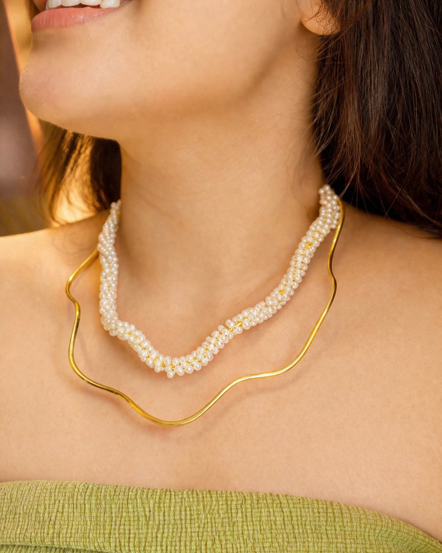 Wrap me in Pearls Necklace