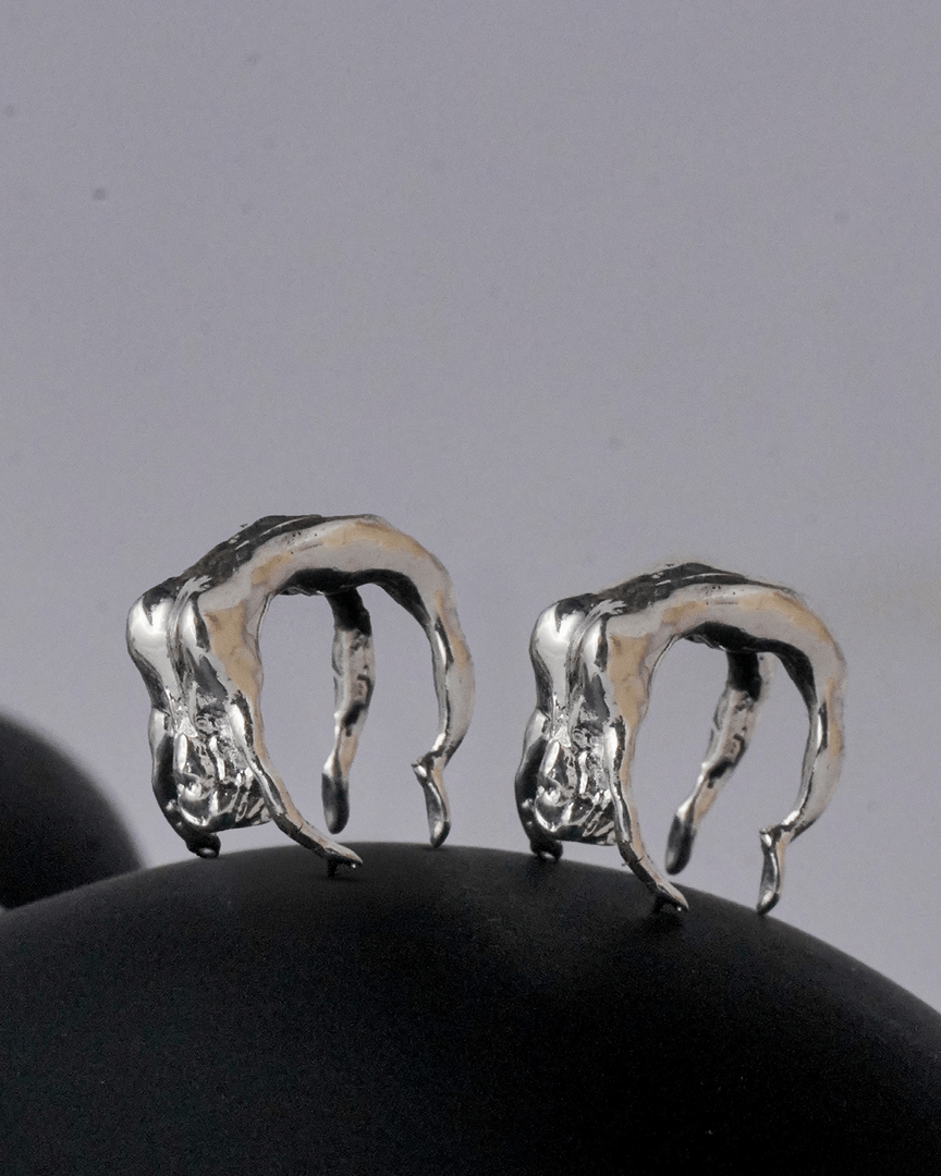 Hang in there ear cuffs