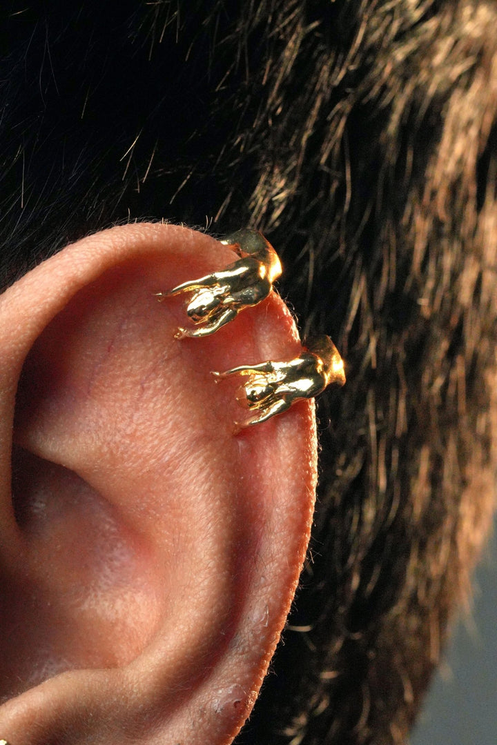 Hang in there ear cuffs